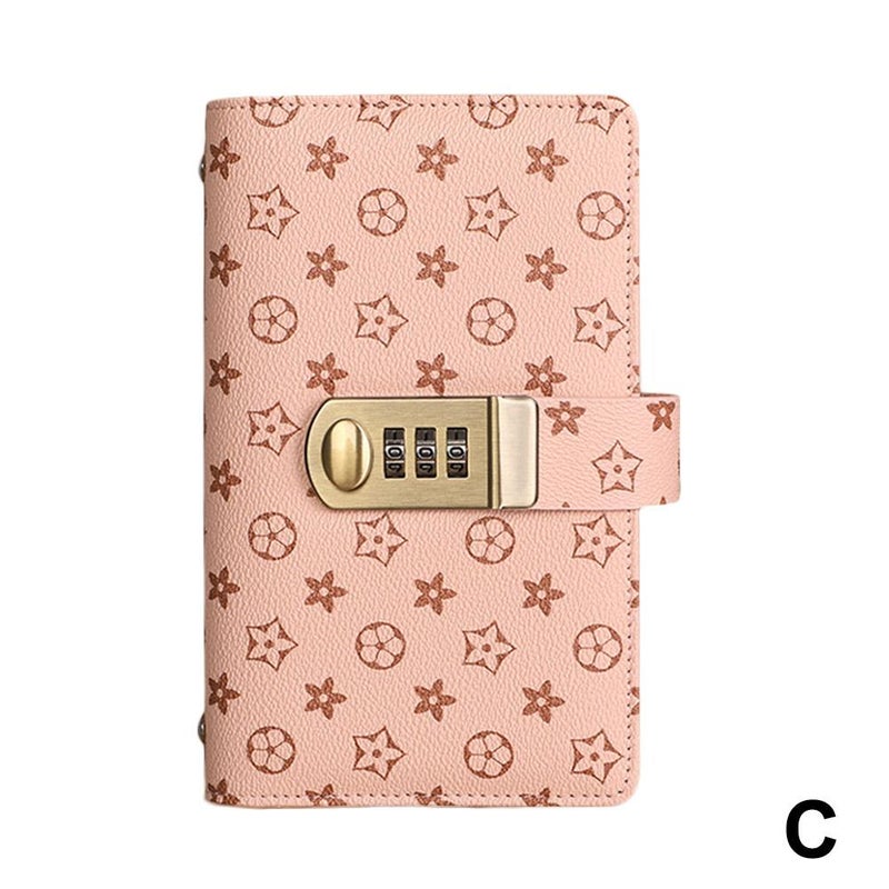 New high-end cash deposit book with combination lock, large capacity cash storage bag, money clip, money booklet